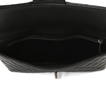 Chanel Caviar Quilted Flap Clutch Black 4 of 12