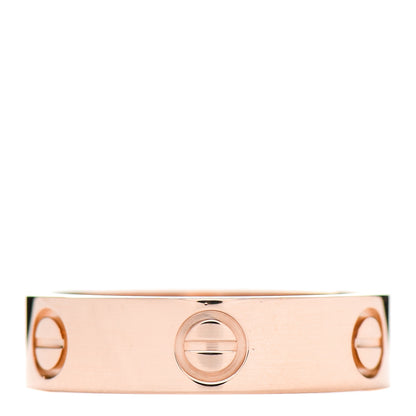 Cartier 18K Pink Gold 5.5mm LOVE Ring 58 8.25 1 of 4