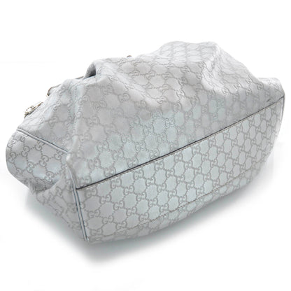 Gucci Guccissima Large Sukey Silver 4 of 8