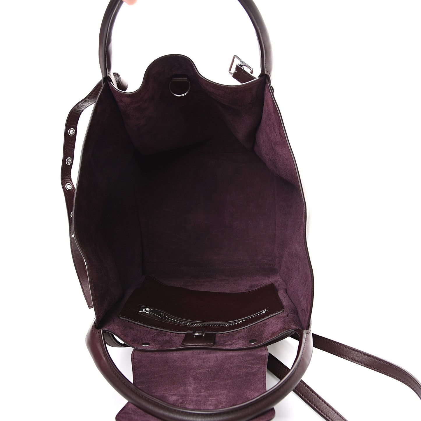 Smooth Calfskin Small Big Bag Burgundy