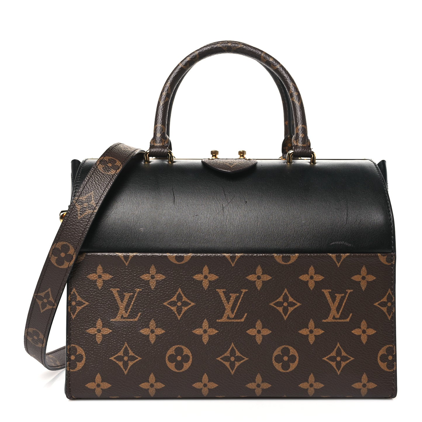 Calfskin Monogram Speedy Doctor 25 Black