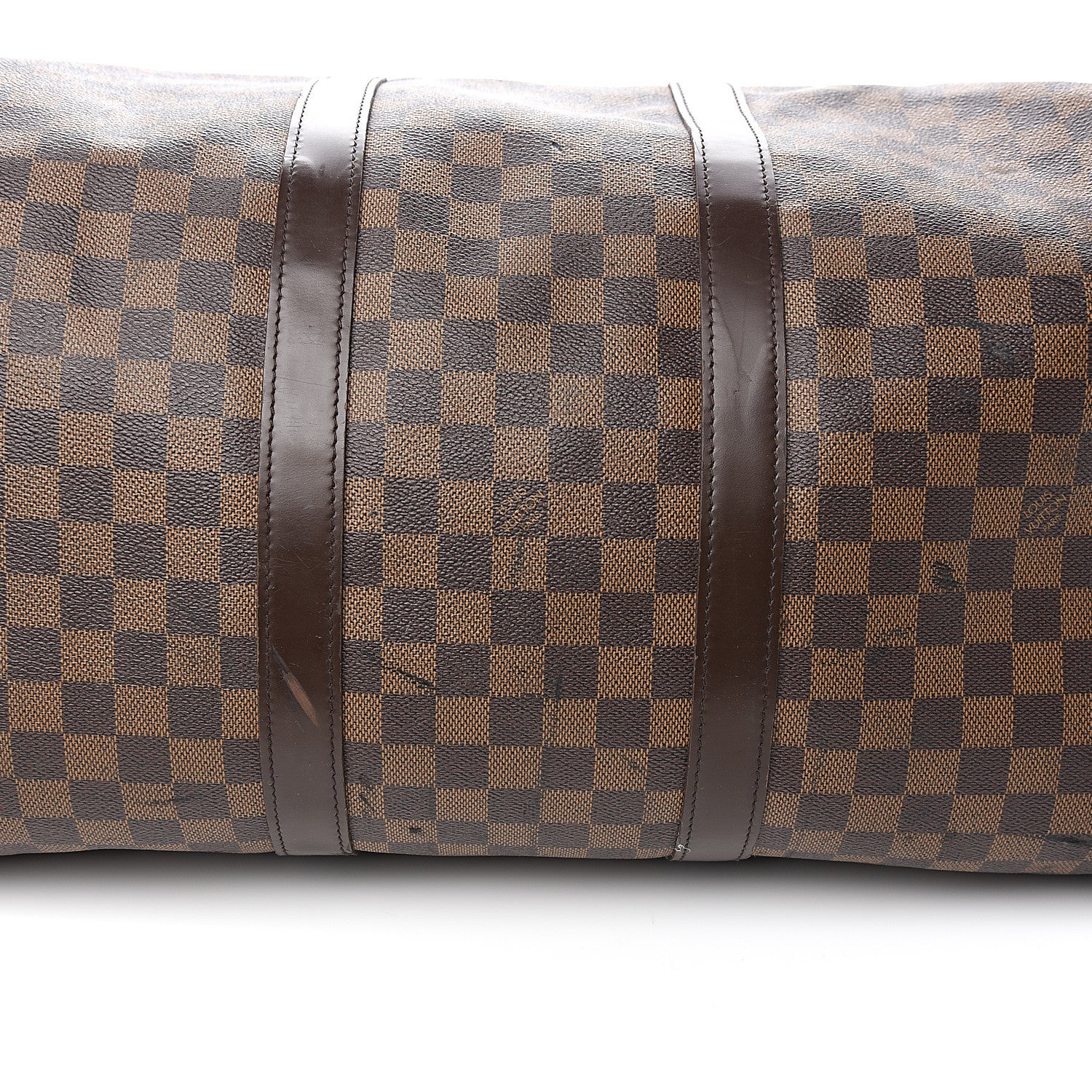 Louis Vuitton Damier Ebene Keepall Bandouliere 55 8 of 14