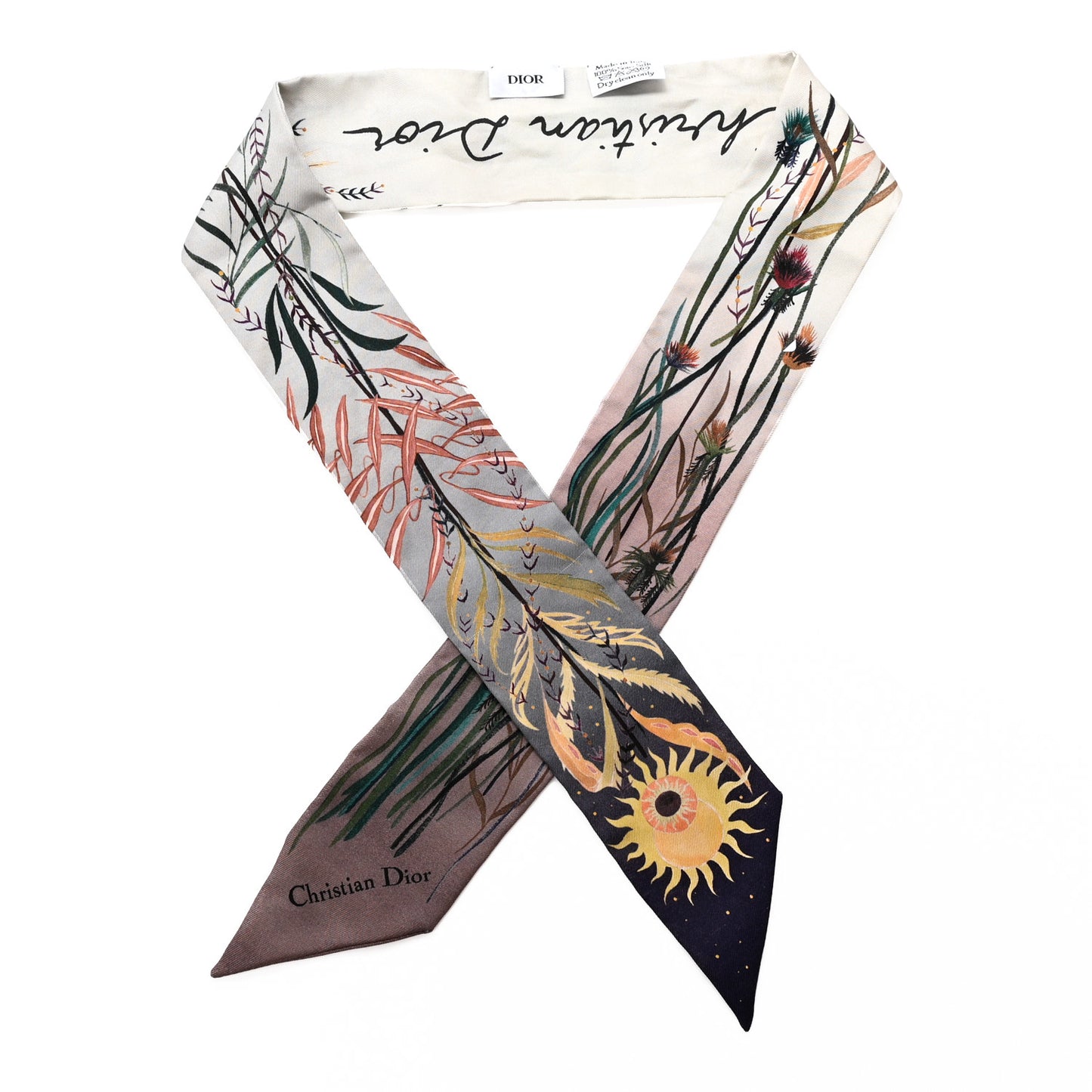 Silk Jardin Au Crepuscule Mitzah Scarf Multicolor
