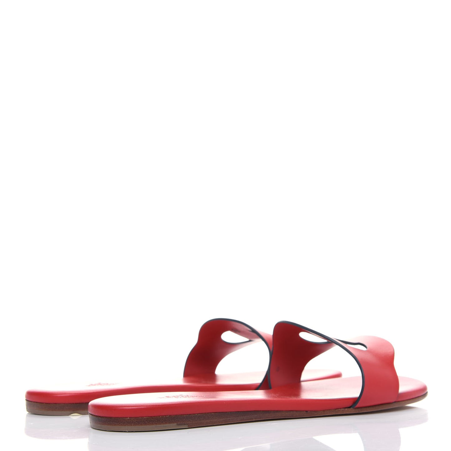 Calfskin Lisboa Sandals 39 Jasper Rouge
