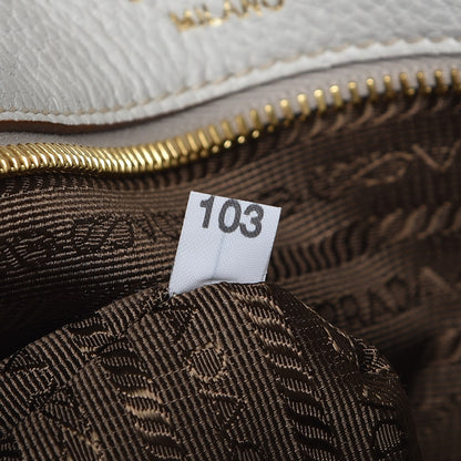 Prada Vitello Daino Shopping Tote Talco 7 of 9