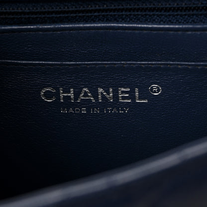 Chanel Caviar Quilted Mini Square Flap Navy 6 of 10