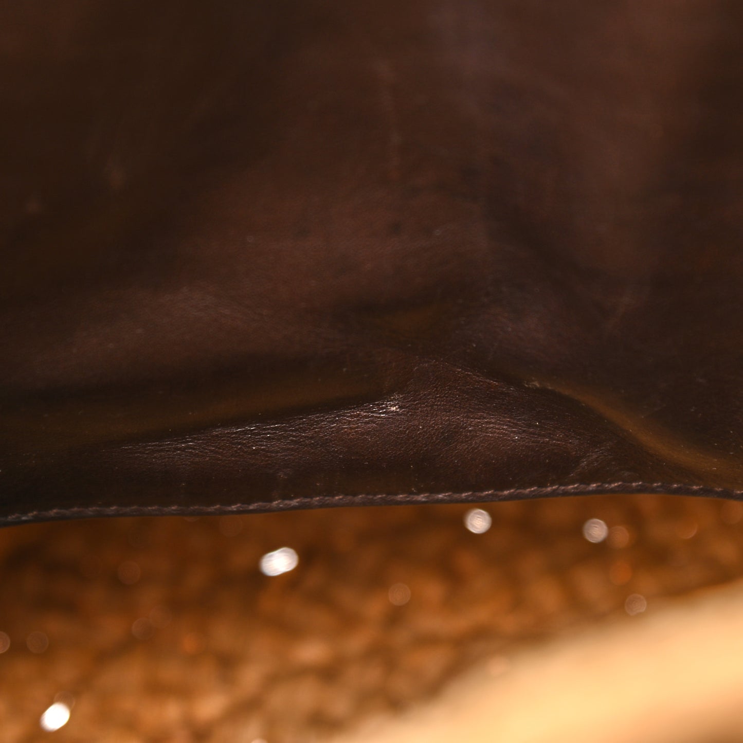 Raffia Calfskin Small Panier Tote Naturale Nut
