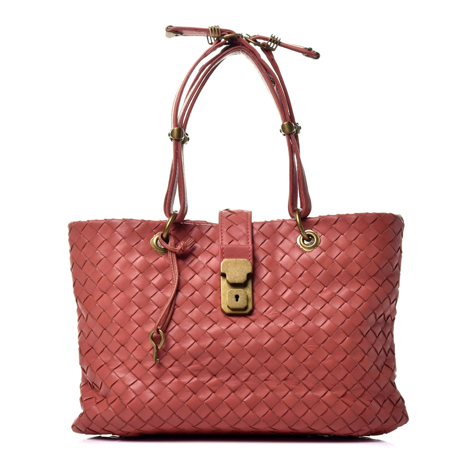 Bottega Veneta Nappa Intrecciato Capri Tote Brique 1 of 10