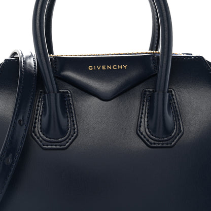 Givenchy Shiny Lord Calfskin Mini Antigona Navy 7 of 10