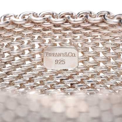 Tiffany Sterling Silver Wide Somerset Mesh Bracelet 4 of 4
