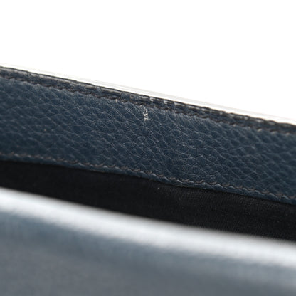 Miu Miu Vitello Phenix Madras Shoulder Bag Oltremare 17 of 24