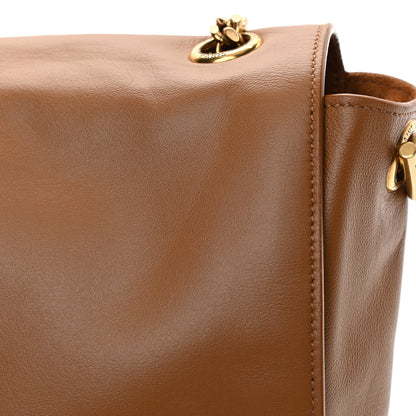 Saint Laurent Smooth Calfskin Suede Medium Reversible Monogram Kate Satchel Light Ochre 17 of 21