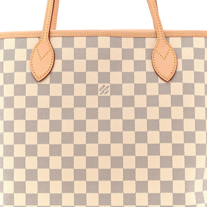 Louis Vuitton Damier Azur Neo Neverfull MM Rose Ballerine 8 of 10