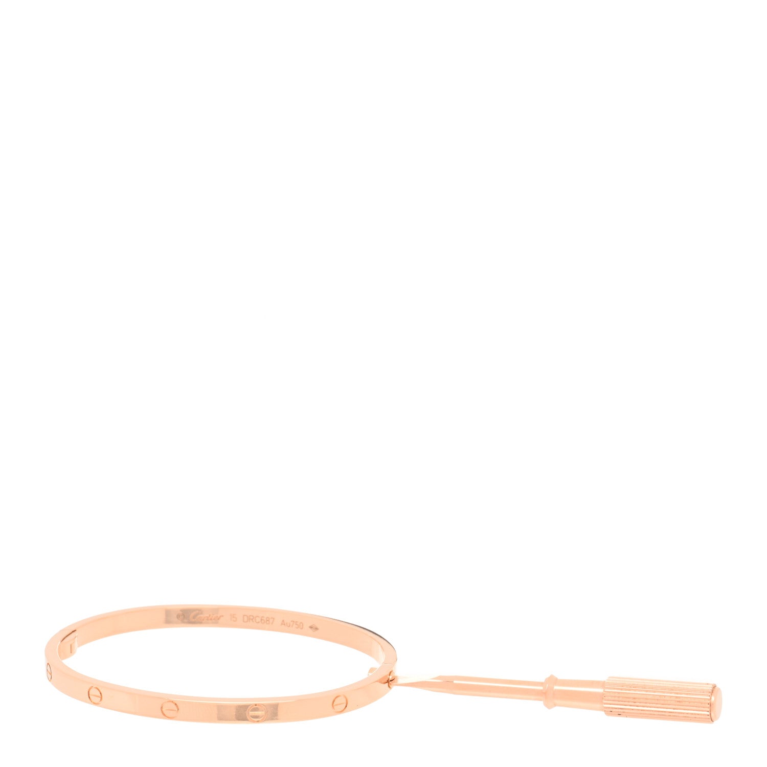 Cartier 18K Pink Gold Small LOVE Bracelet 15 4 of 5