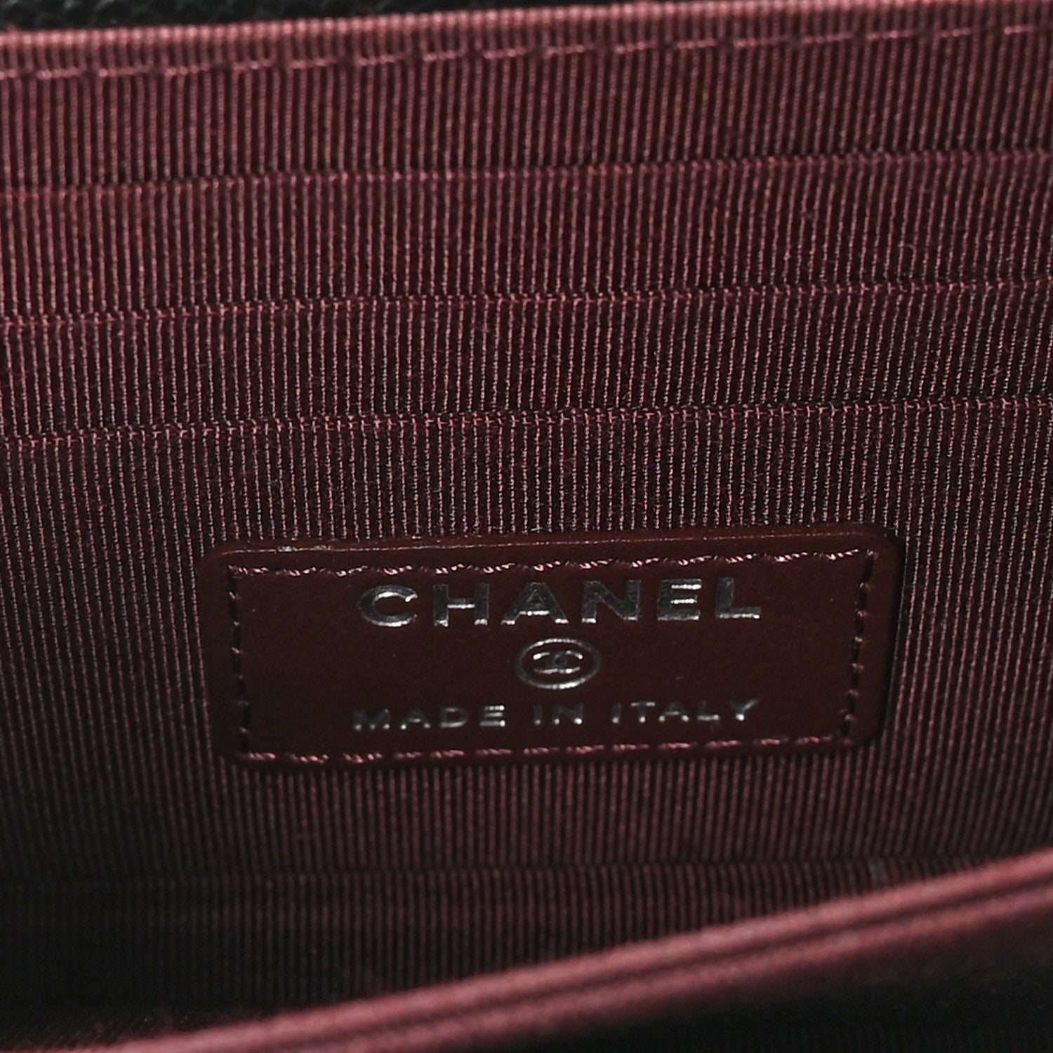 Chanel Caviar Quilted Mini Wallet On Chain WOC Black 5 of 9
