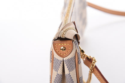 Louis Vuitton Damier Azur Eva Clutch 9 of 13