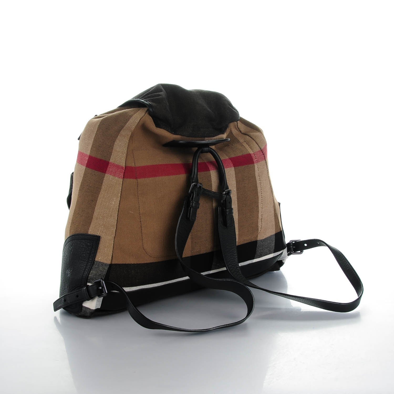Burberry Canvas Check Korbin Backpack Black 3 of 8