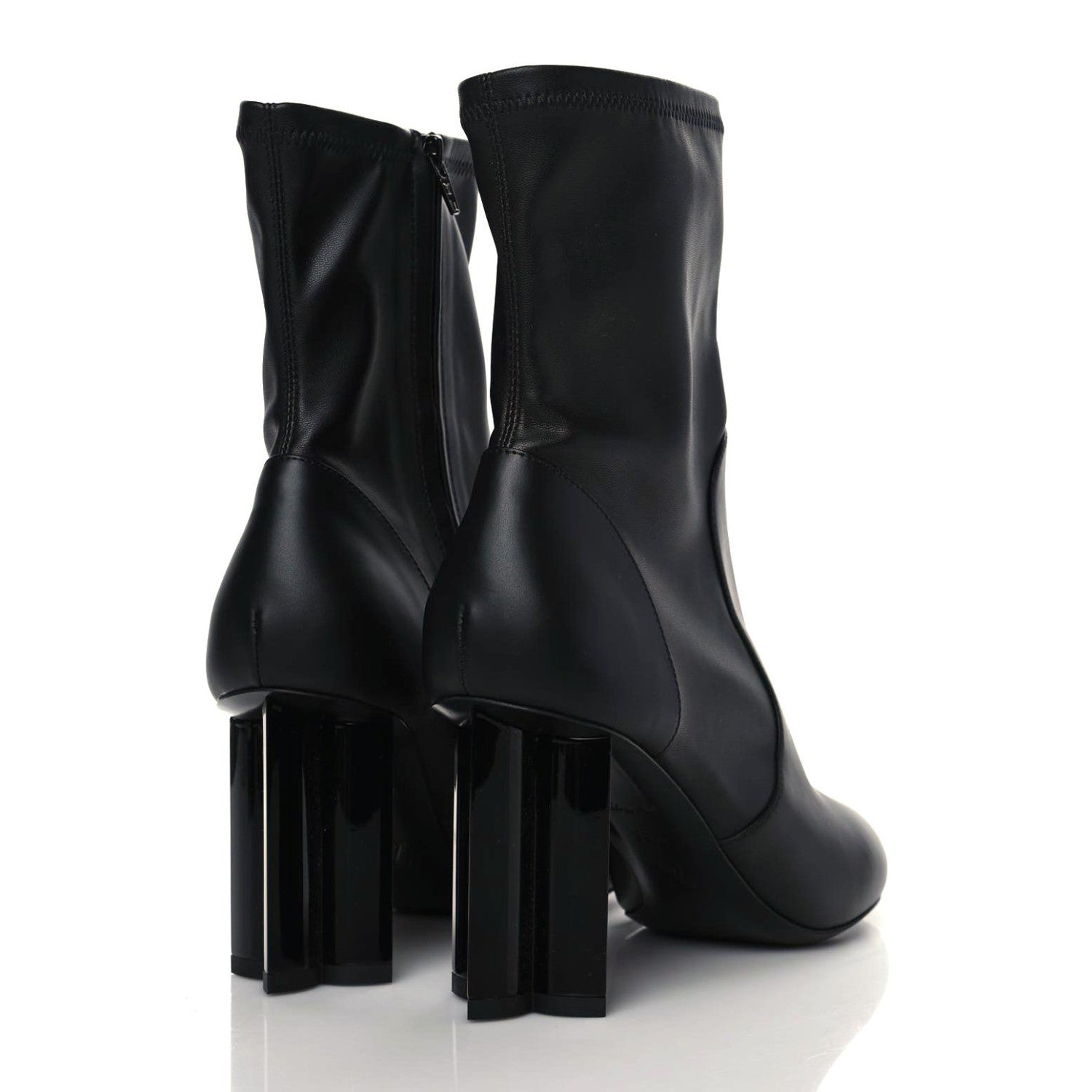 Louis Vuitton Calfskin Silhouette Ankle Boots 39.5 Black 4 of 9