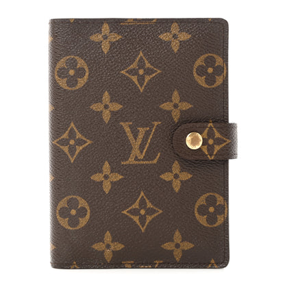 Louis Vuitton LOUIS VUITTON Monogram Small Ring Agenda Cover 1 of 12