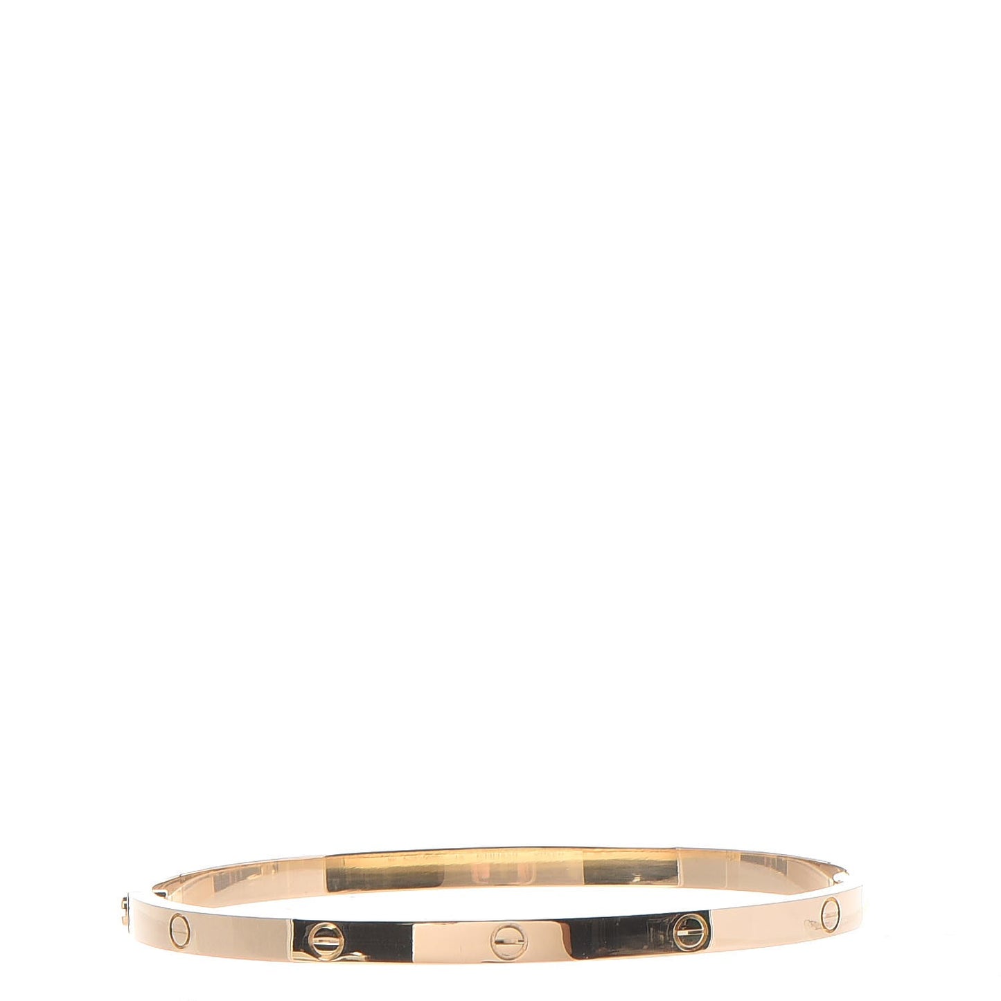 18K Yellow Gold Small LOVE Bracelet 17