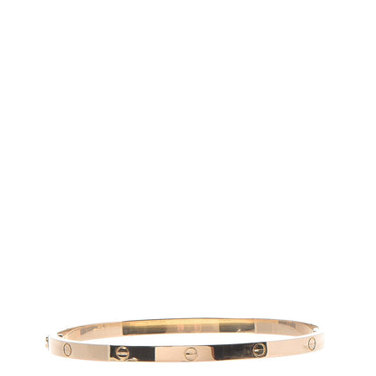 Cartier 18K Yellow Gold Small LOVE Bracelet 17 3 of 7