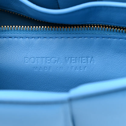 Bottega Veneta Lambskin Maxi Intreccio Padded Chain Cassette Crossbody Bag Swimming Pool 6 of 9