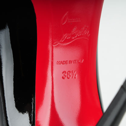 Christian Louboutin Patent Simple 100 Pumps 38.5 Black 6 of 7