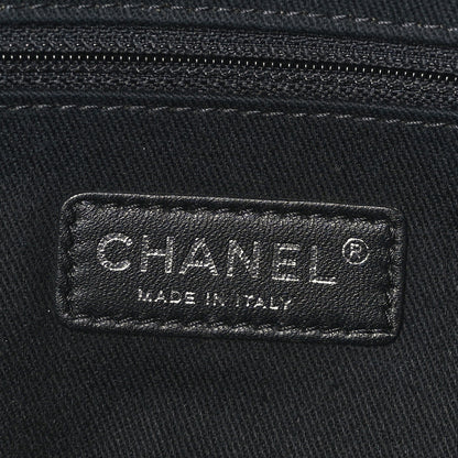 Chanel Canvas Small Deauville Tote Grey 6 of 9