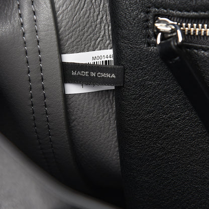 Marc Jacobs Grained Calfskin The Tag Tote Black 6 of 9