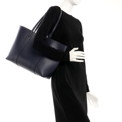 Mulberry Small Classic Grain Union Jack Bayswater Tote Oxford Blue Scarlet 2 of 9