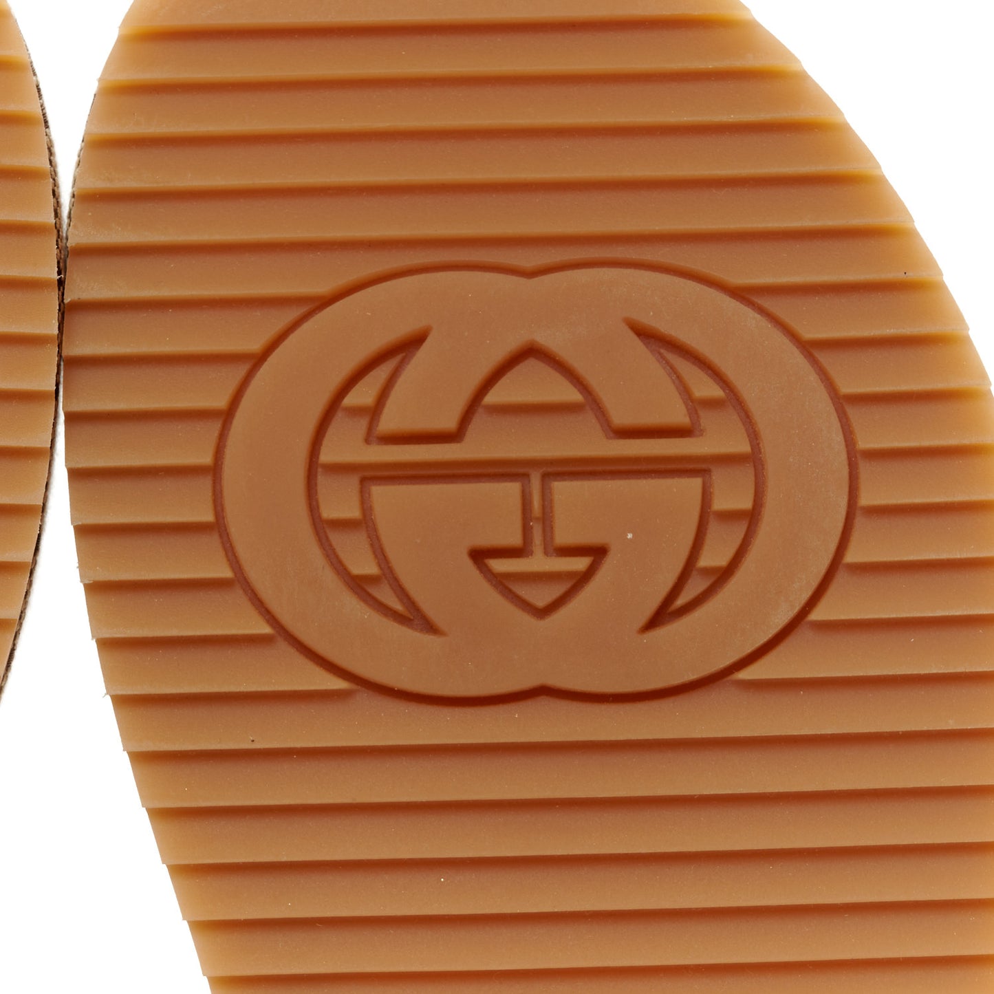 Monogram Maxi GG Angelina Platform 55mm Slide Sandals 36.5 Camel Ebony