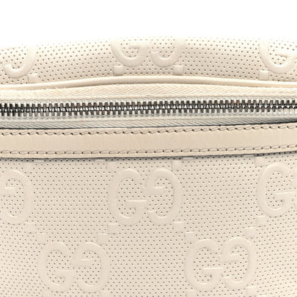 Gucci Calfskin GG Tennis Embossed Belt Bag Mystic White 8 of 10