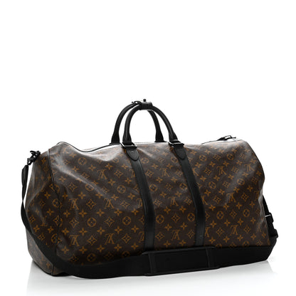 Louis Vuitton Monogram Waterproof Keepall Bandouliere 55 3 of 11