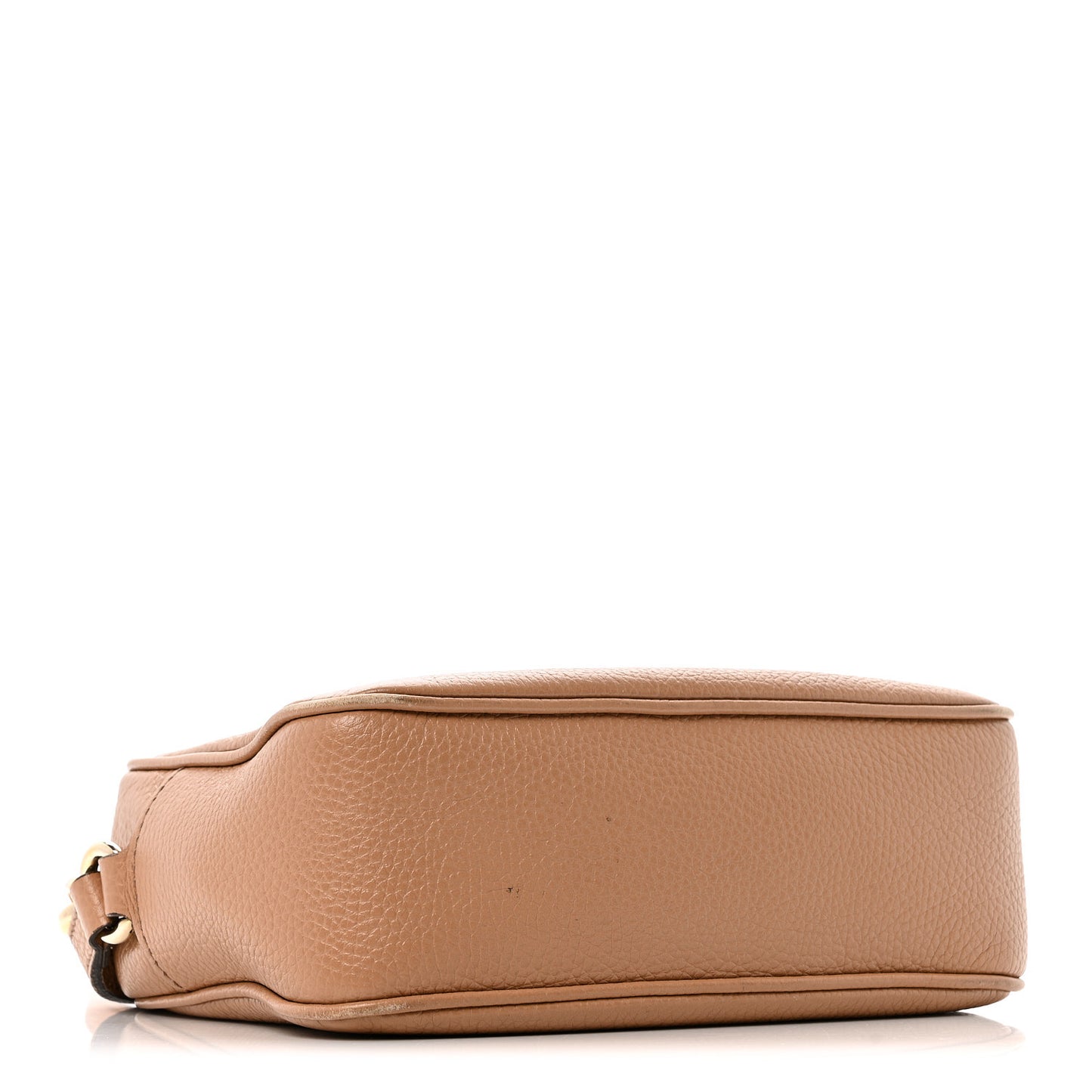 Pebbled Calfskin Small Soho Disco Bag Camelia