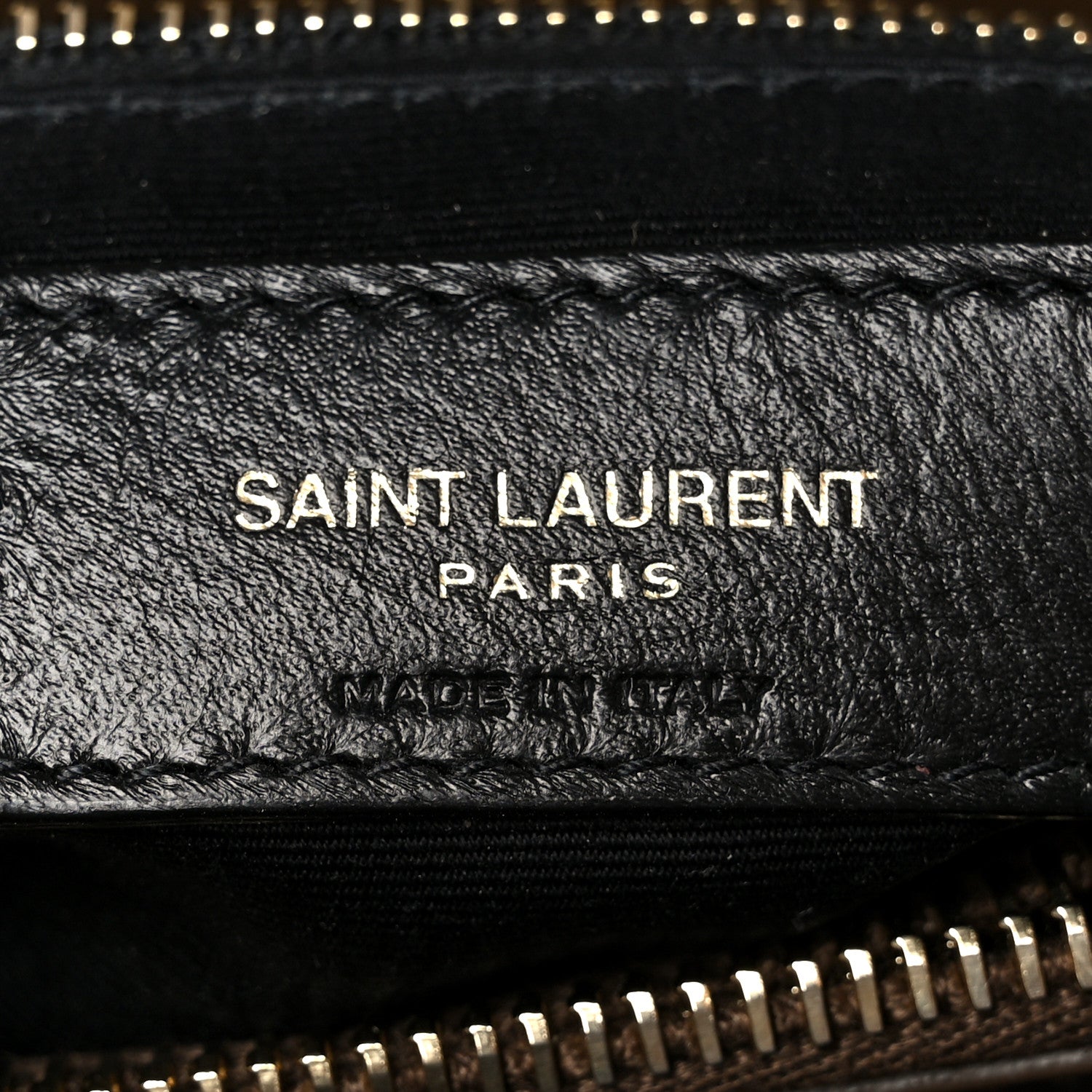 Saint Laurent Calfskin Y Quilted Monogram Medium Loulou Chain Satchel Soil Brown 7 of 11