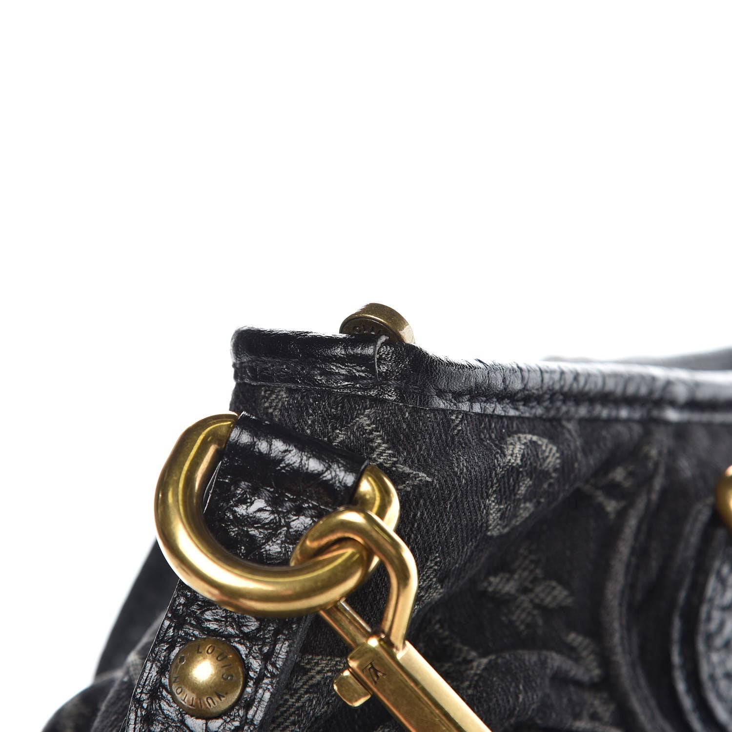 Louis Vuitton Denim Neo Cabby MM Black 11 of 11