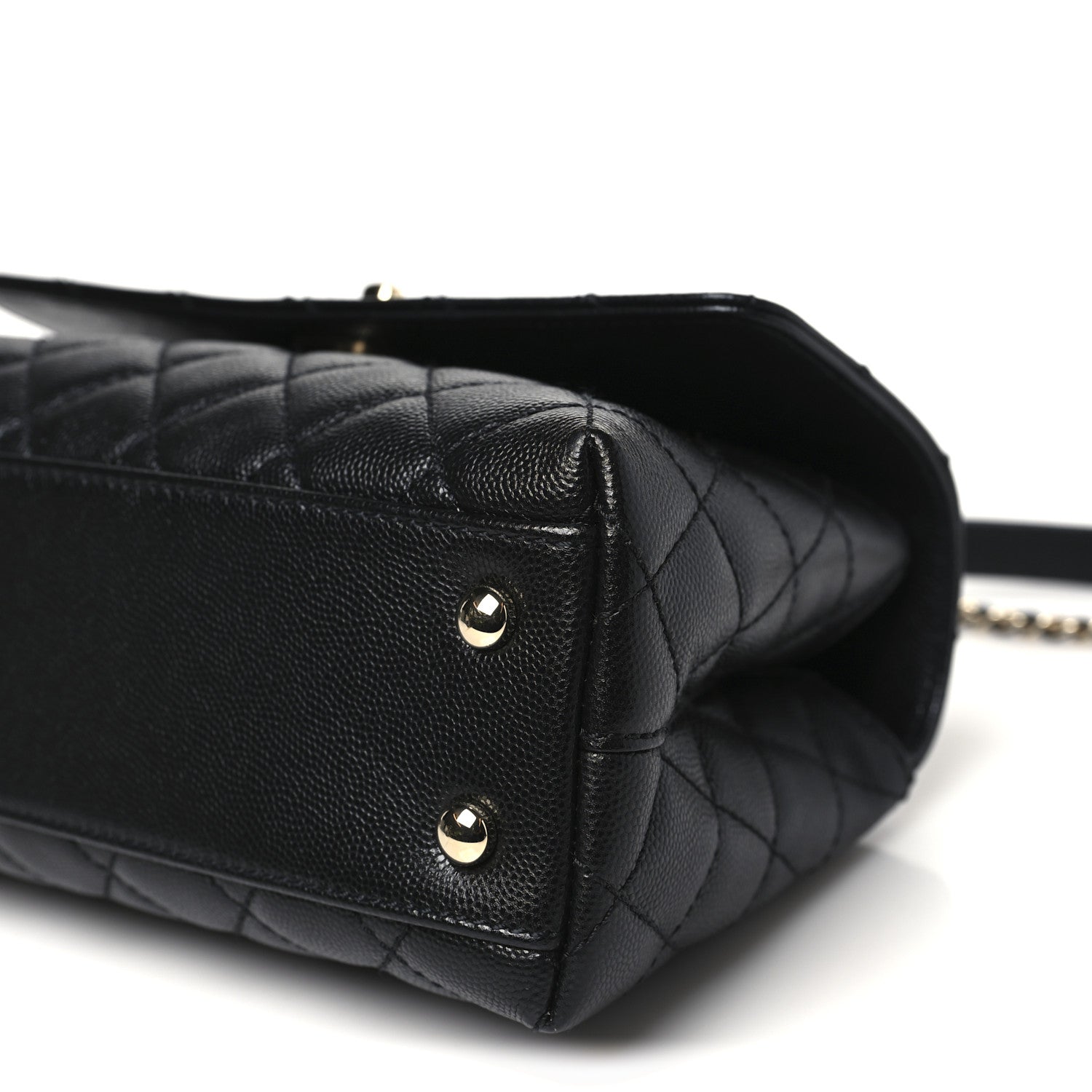 Chanel Caviar Quilted Mini Coco Handle Flap Black 10 of 11
