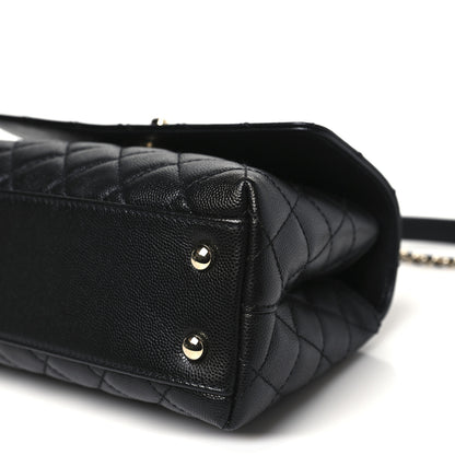 Chanel Caviar Quilted Mini Coco Handle Flap Black 10 of 11
