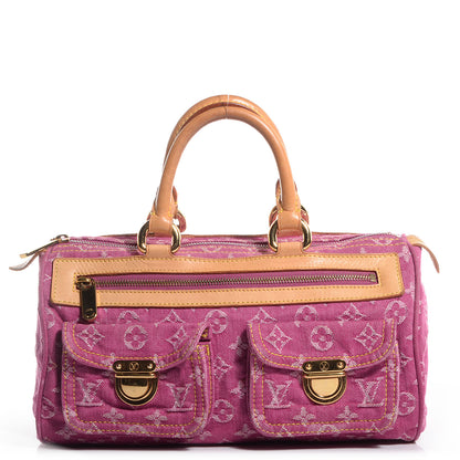 Louis Vuitton Monogram Denim Neo Speedy Fuchsia 1 of 7