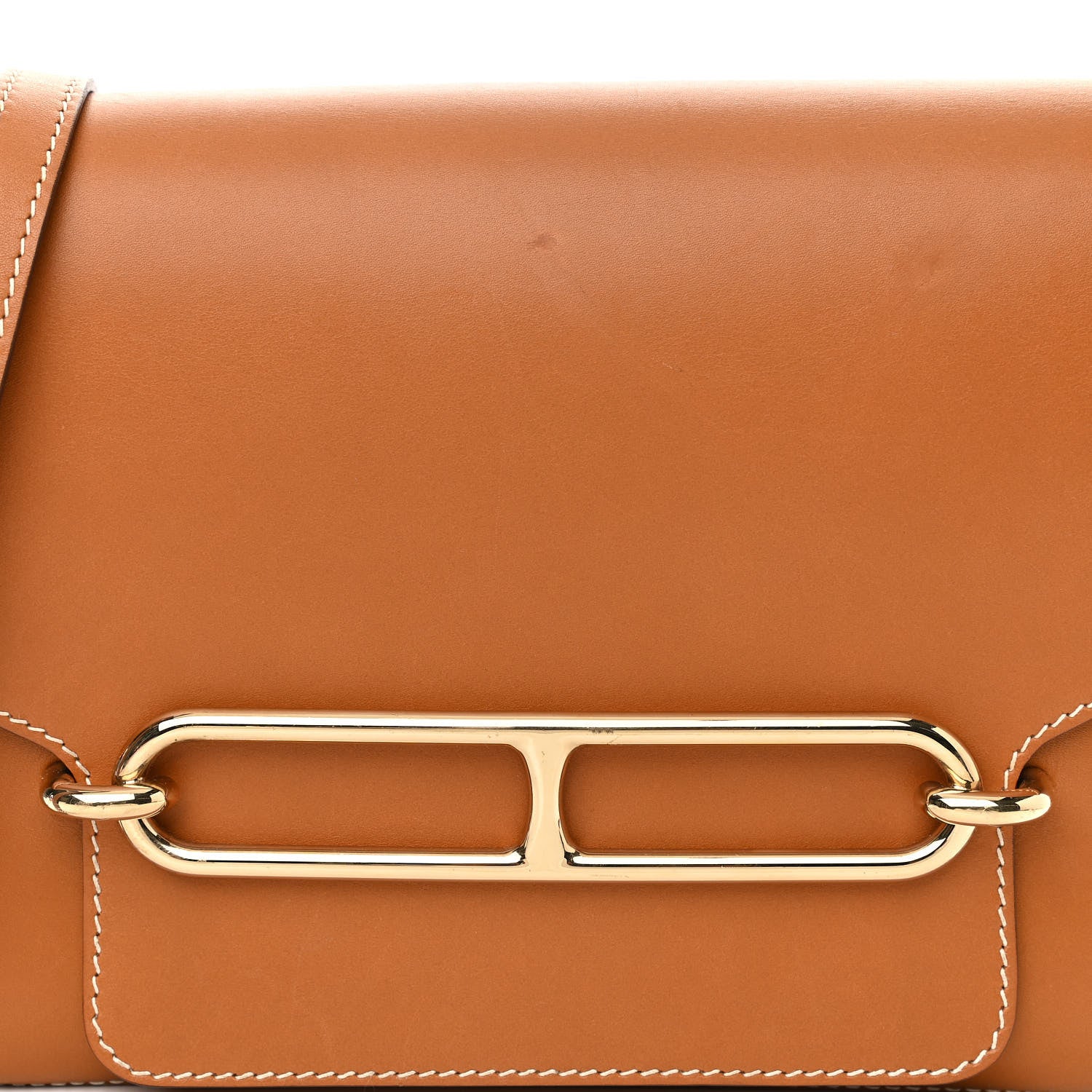 Hermes Veau Sombrero Sac Roulis 23 Gold 8 of 13