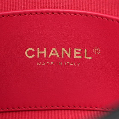 Chanel Lambskin Plexiglass Quilted Coco Love Mini Flap Black 6 of 11