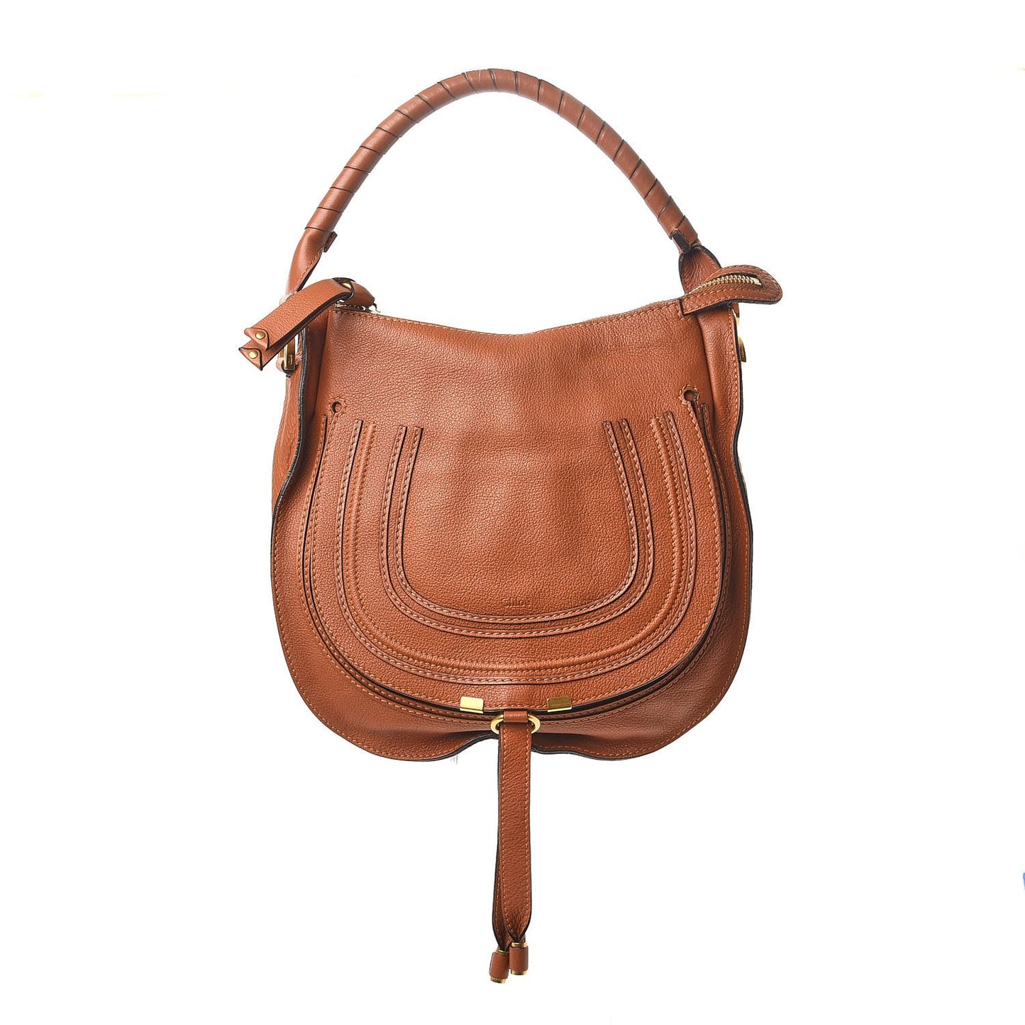 Calfskin Medium Marcie Hobo Tan
