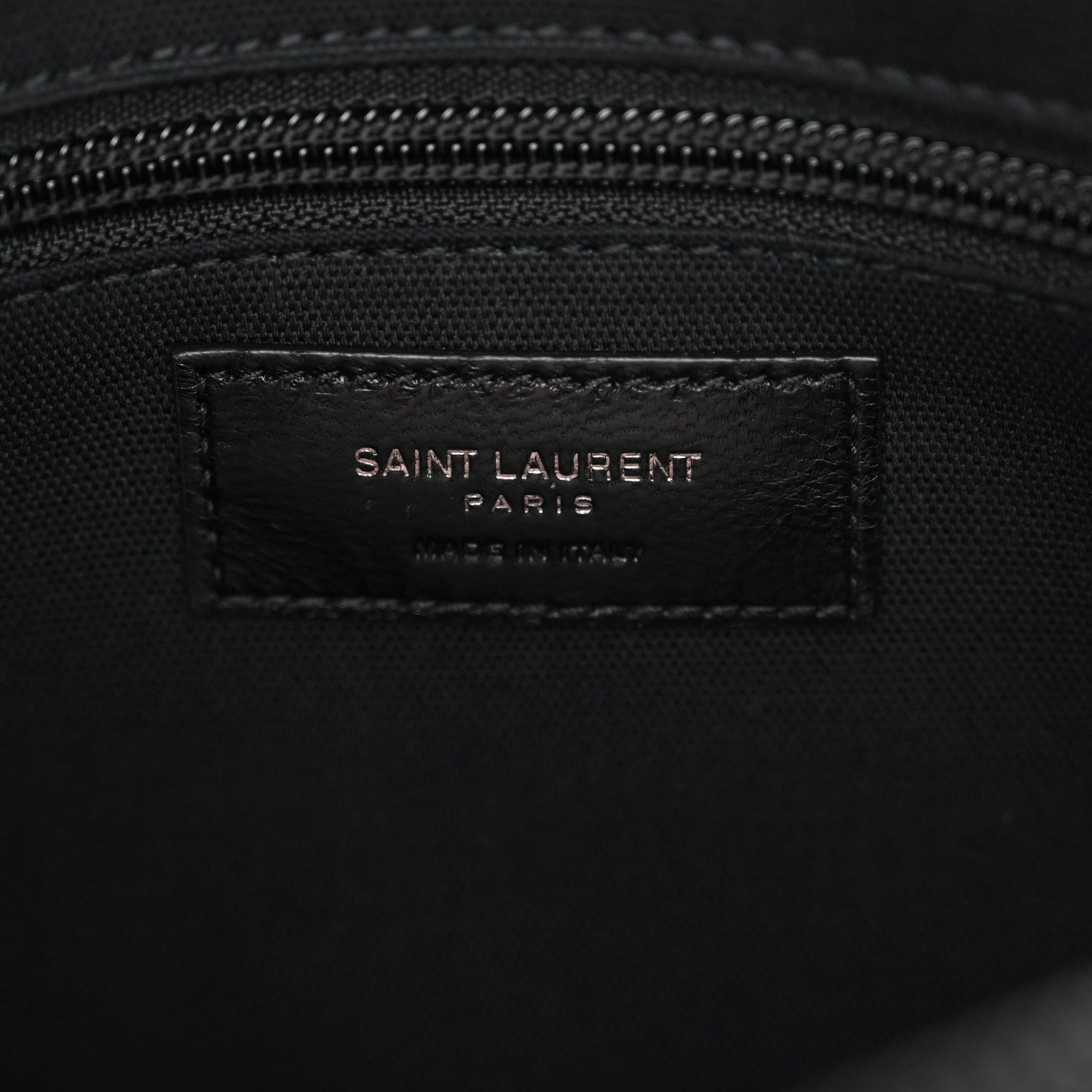 Saint Laurent Lambskin Nylon Small Camp Camera Bag Black 6 of 10