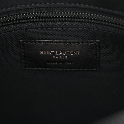 Saint Laurent Lambskin Nylon Small Camp Camera Bag Black 6 of 10