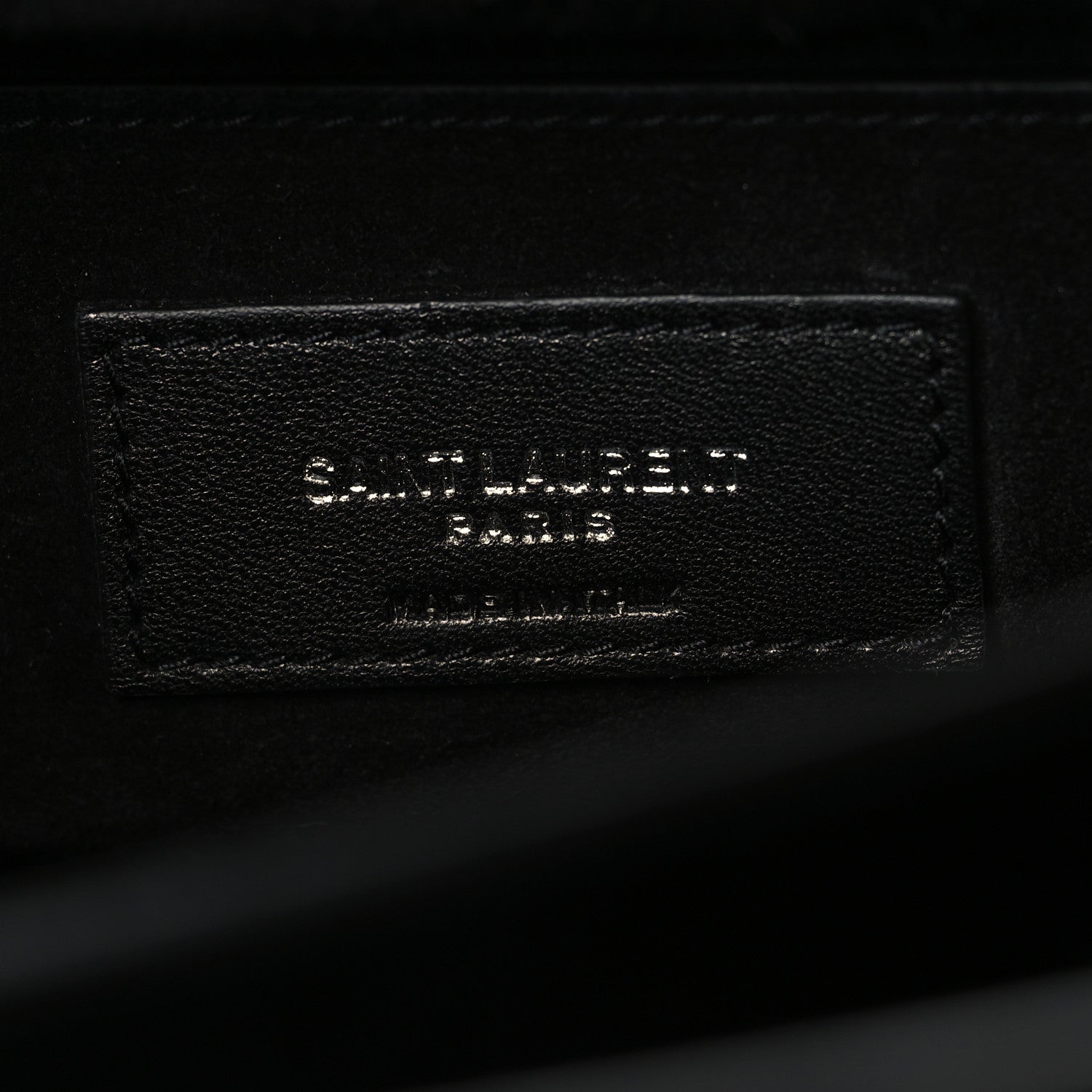 Saint Laurent Calfskin Large Monogram Sunset Black 7 of 10