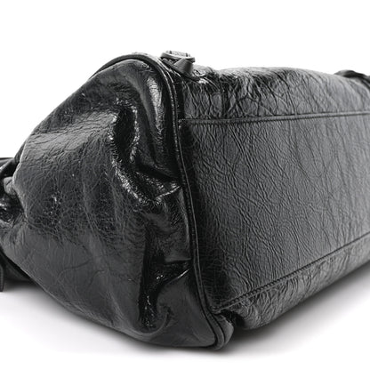 Balenciaga Agneau Arena Classic Hardware East West Le City Black 8 of 9