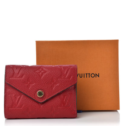 Louis Vuitton Empreinte Victorine Wallet Scarlet 7 of 7