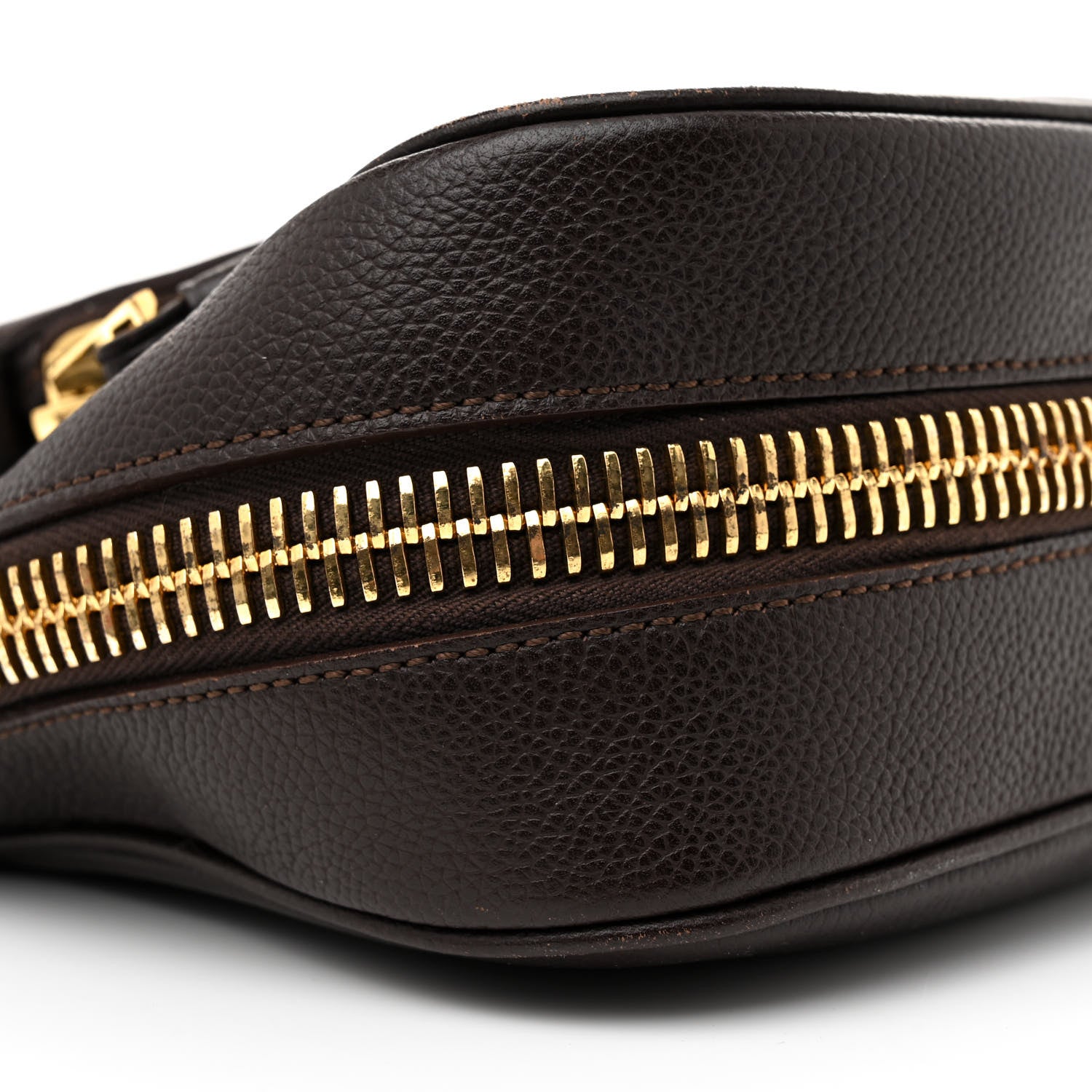 Tom Ford Grained Calfskin Medium Jennifer Crossbody Bag Brown 9 of 13