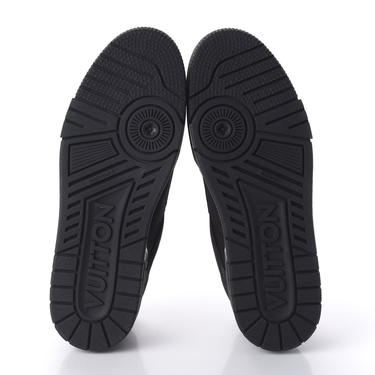 Suede Uniform Sneakers 8.5 Black