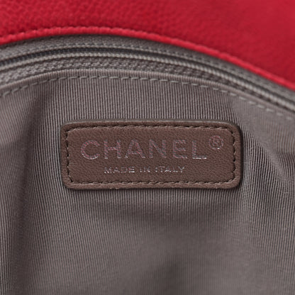 Chanel Soft Caviar Quilted CC Timeless Tote Fuchsia 7 of 14